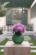 light violet artificial hydrangea flowers in Ciral vase Egypt