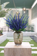 blue artificial lavender flowers in Mono vase Egypt