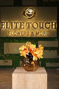 artificial orchid in glass vase Egypt