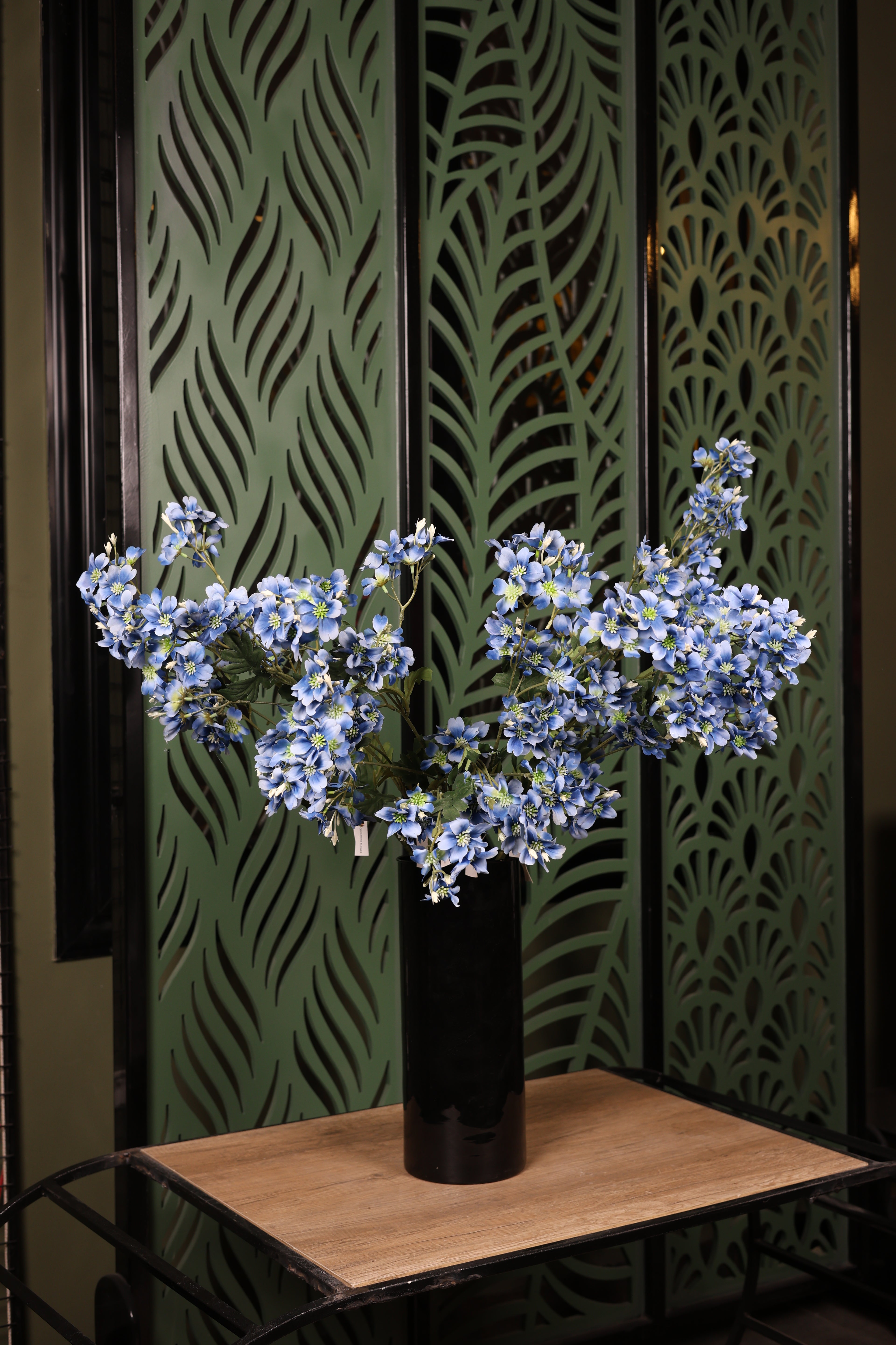 abundant artificial jasmine in glass vase Egypt