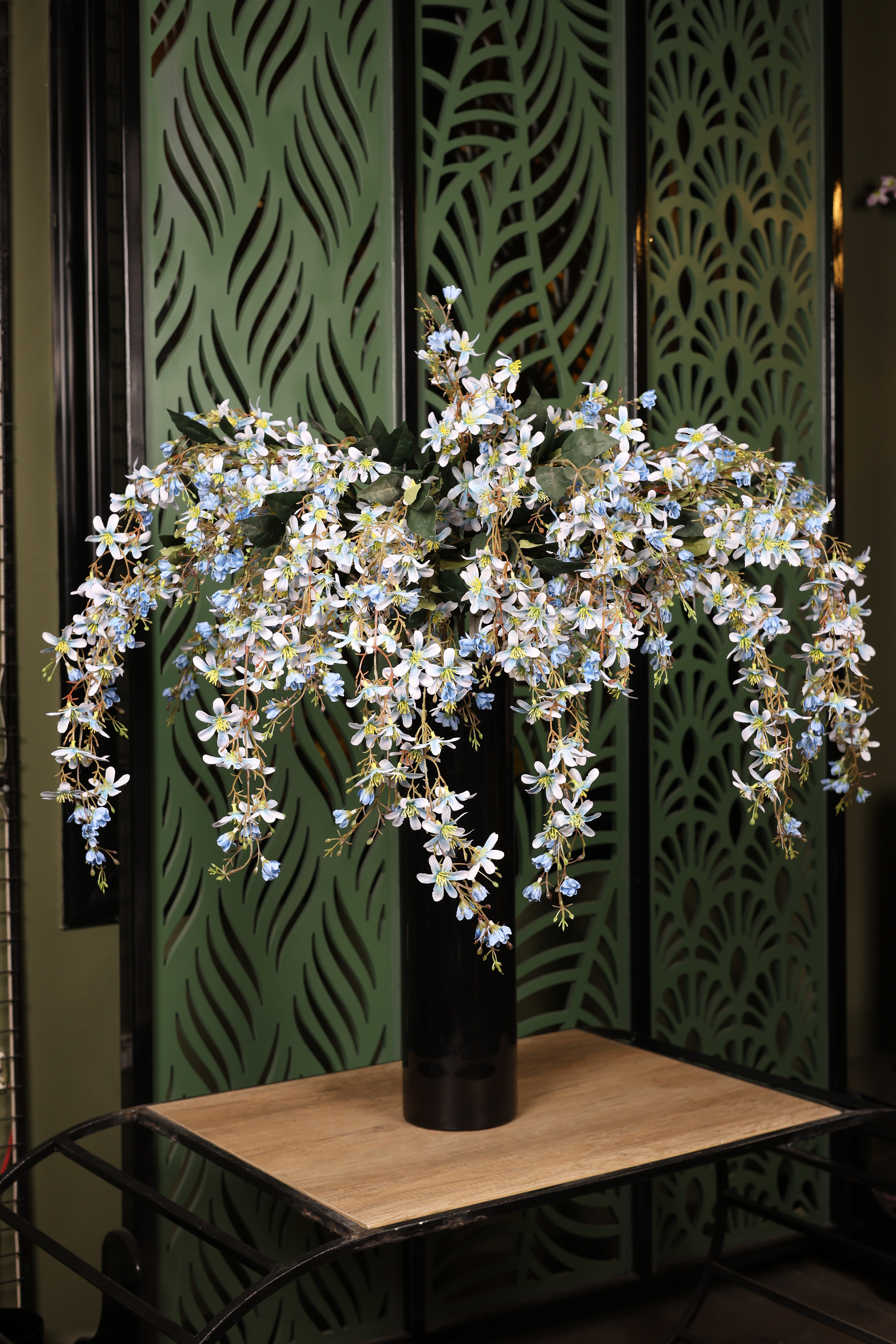 grand artificial jasmine in glass vase Egypt