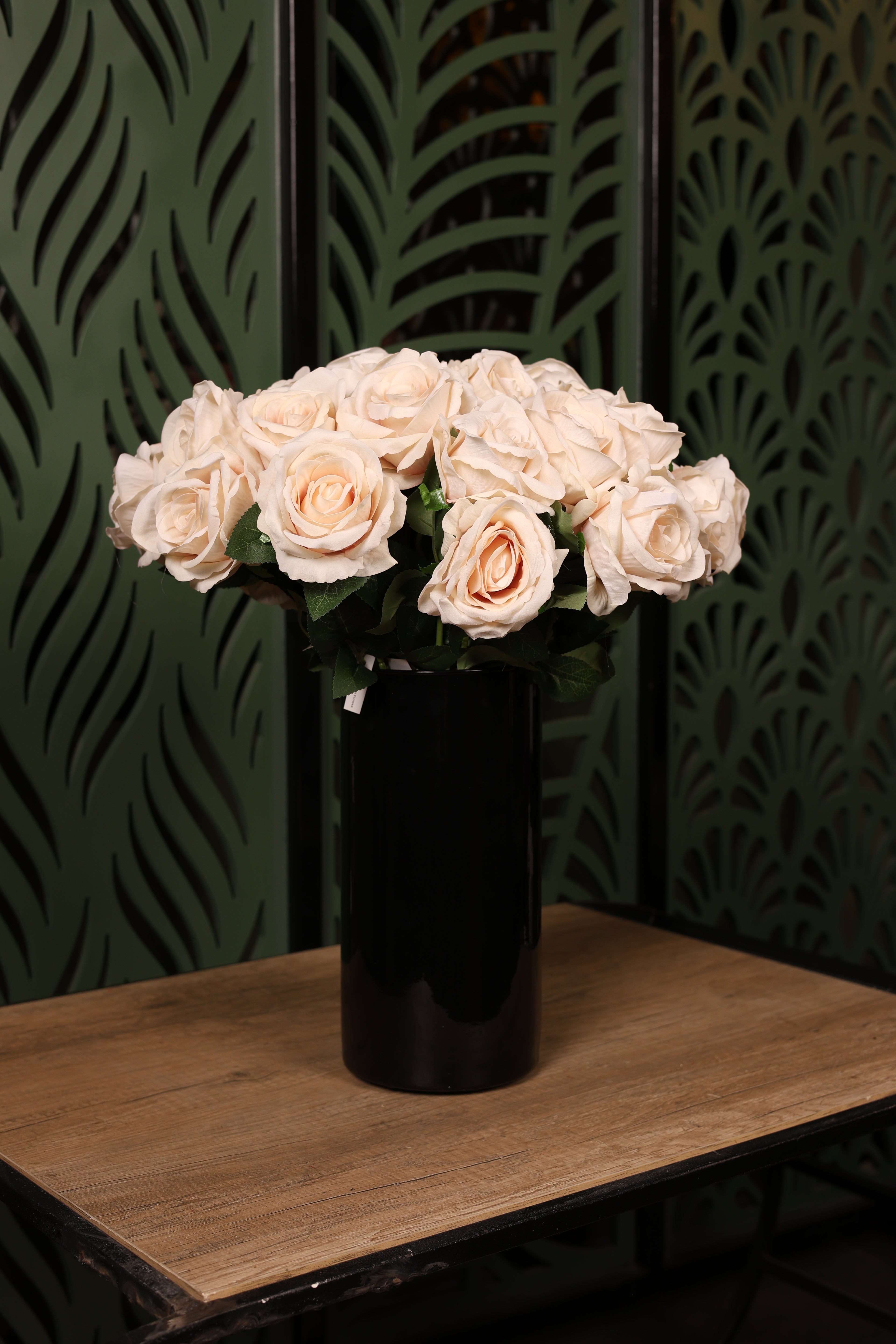 Mixed Flower Supreme Arrangement with Glass Vase