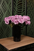 premium mixed artificial flowers in glass vase Egypt