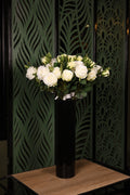 artificial baby roses 8 stem vase Egypt v1