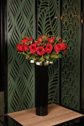 artificial baby roses 8 stem vase Egypt v3