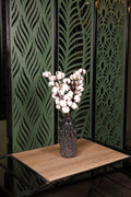artificial cotton flowers 8 stem vase Egypt
