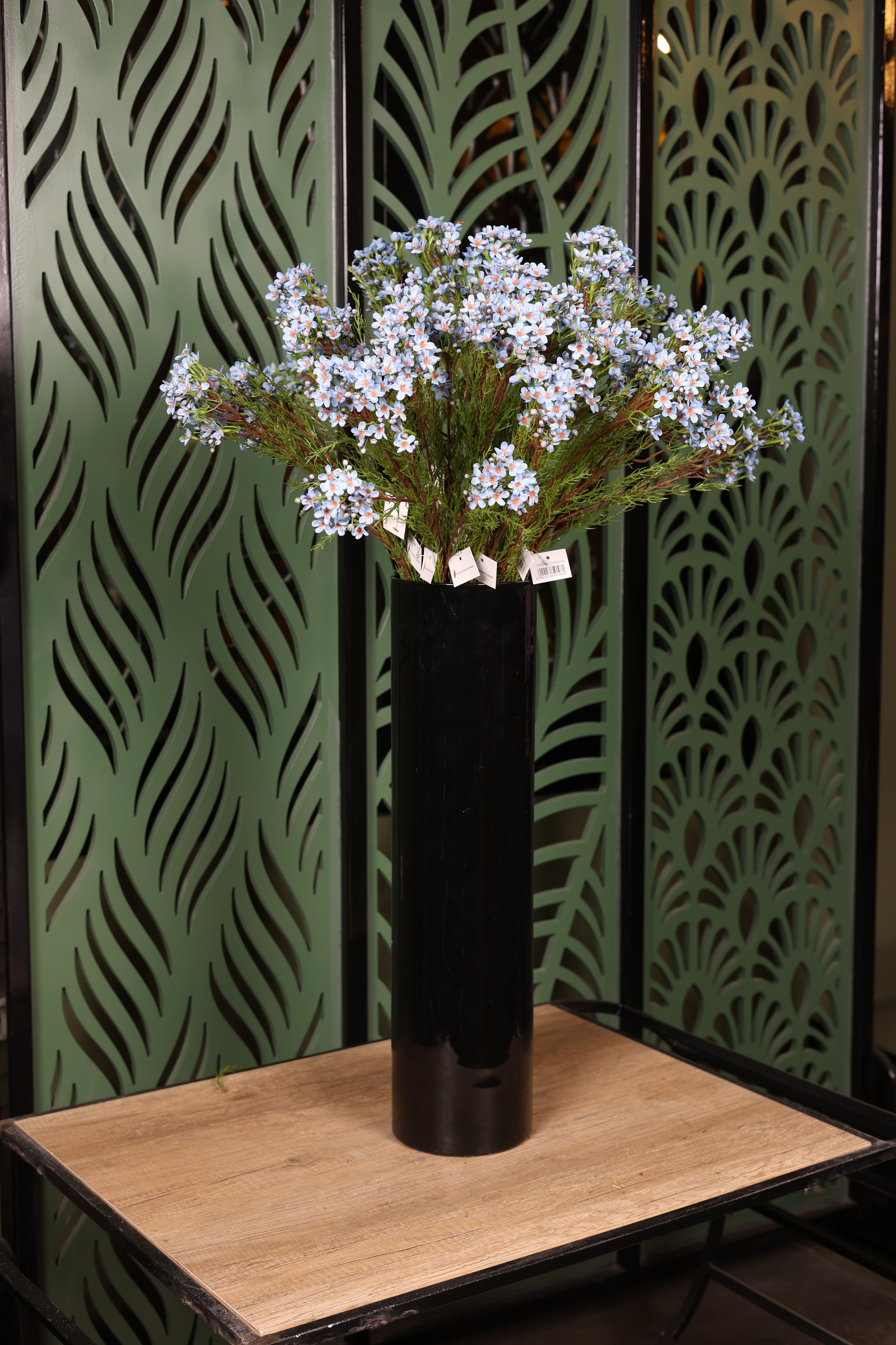 artificial baby blue khella 6 stem vase Egypt