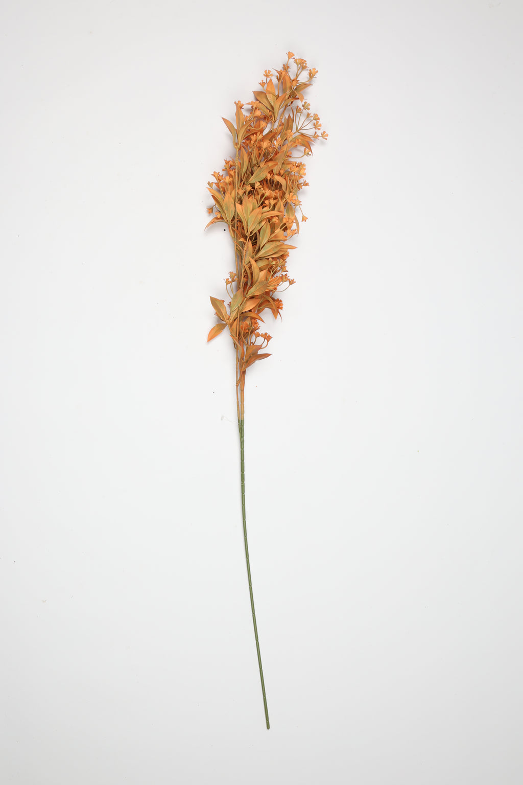 Dried Mini Leaf Stem - Orange